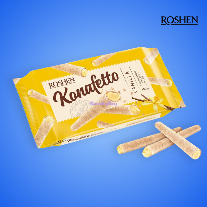 Roshen Konafetto Vanille, biscuit vendu en gros par grossiste en confiserie