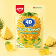 Bonbon 4D Fourré Ananas - Amos 12x120g