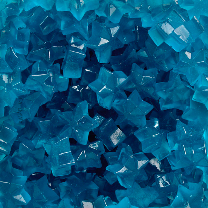 Etoiles bleues lisses - Bonbons sans sucre - Minimelis