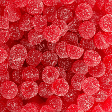 Bonbons sans sucre perles rouges