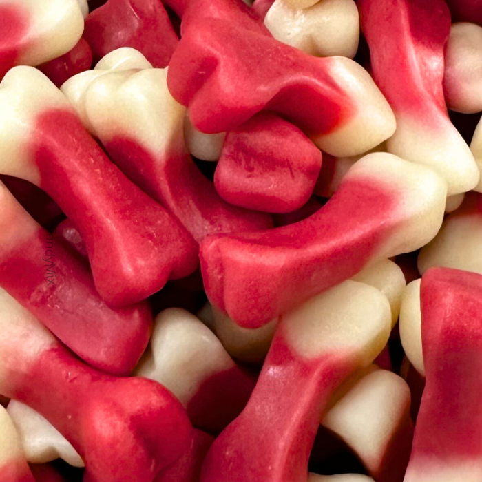 bonbons os rose et blanc