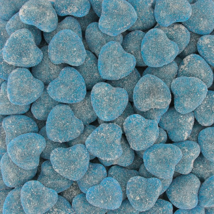 Cœurs Bleus Fourrés Acides - Dulceplus - 1kg