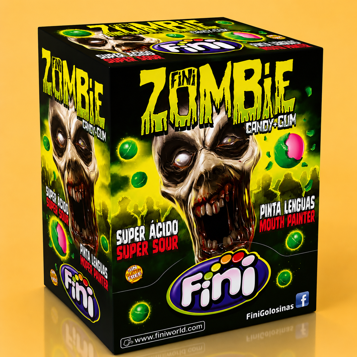 Display zombie candy-gum