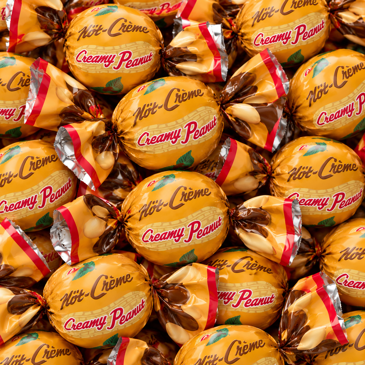 Crème de noisette cacahuète crémeuse - Bonbons Suédois - 2,4kg
