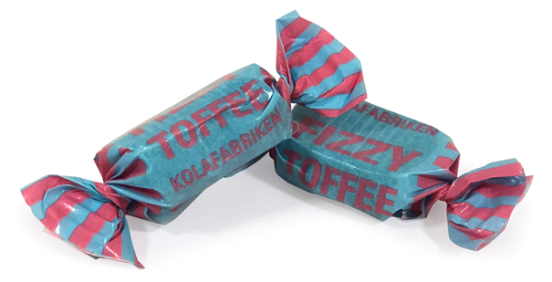 Caramels toffee pétillants - Bonbons Suédois - 4kg