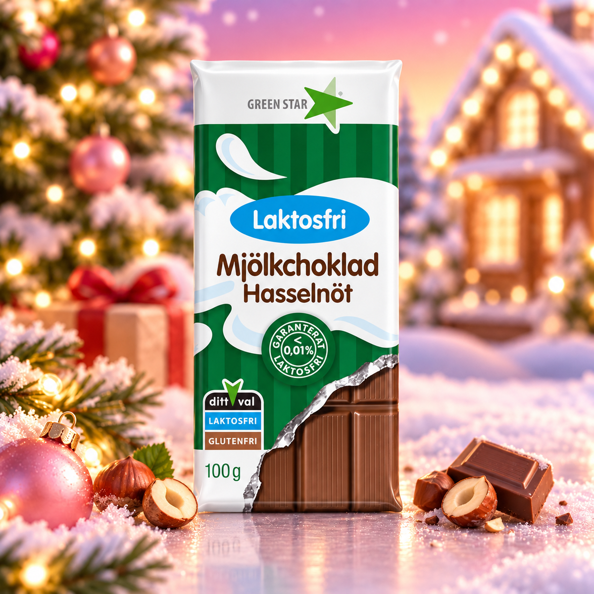 PRECO | Chocolat au lait noisettes - Chocolat Suédois - 1kg