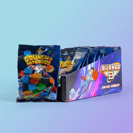 Crunchy Asteroids Super Sour - Burmar 