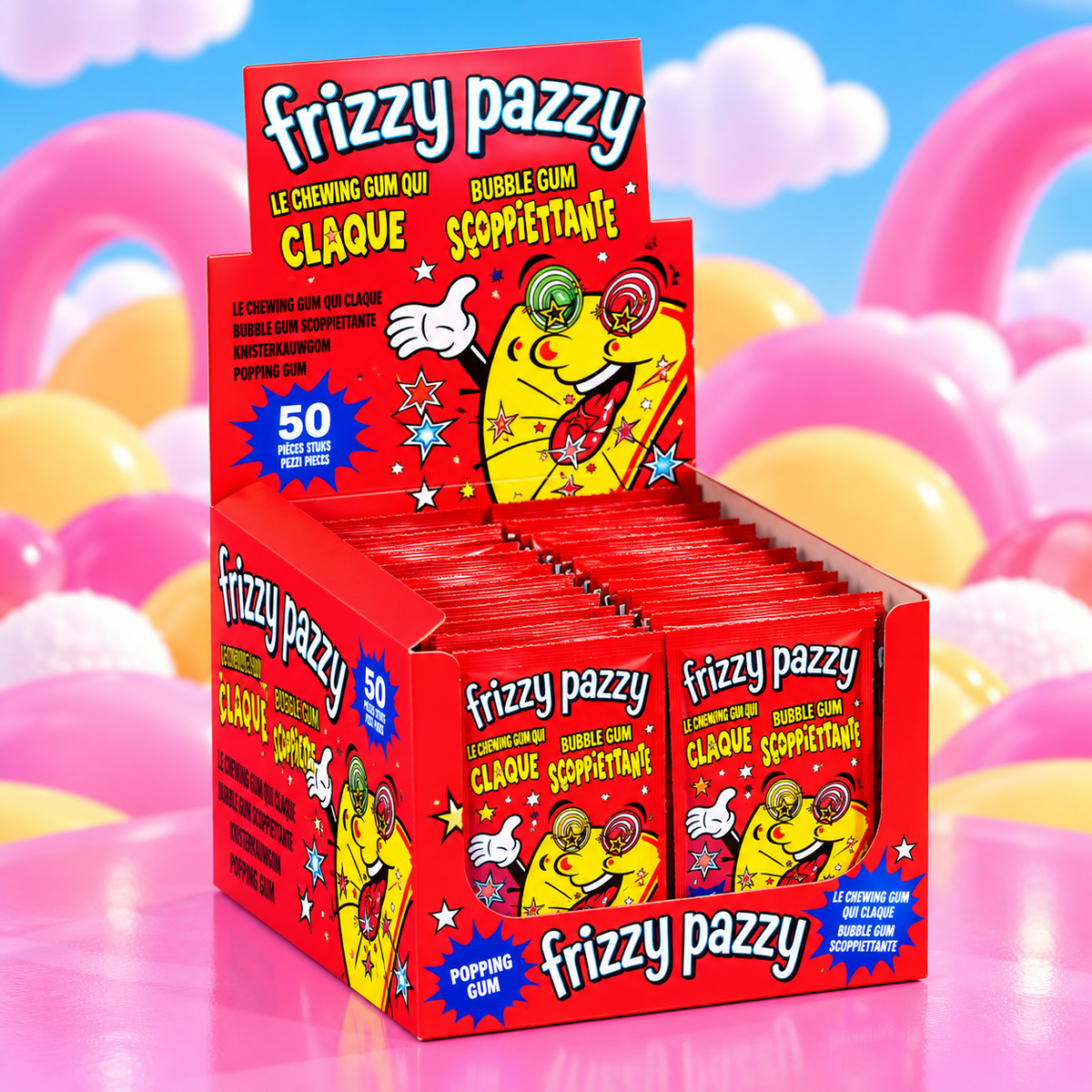 Funny Candy Frizzy Pazzy Fraise  50p