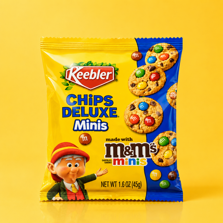 Keebler Chips Deluxe Minis Cookies with M&M's Minis