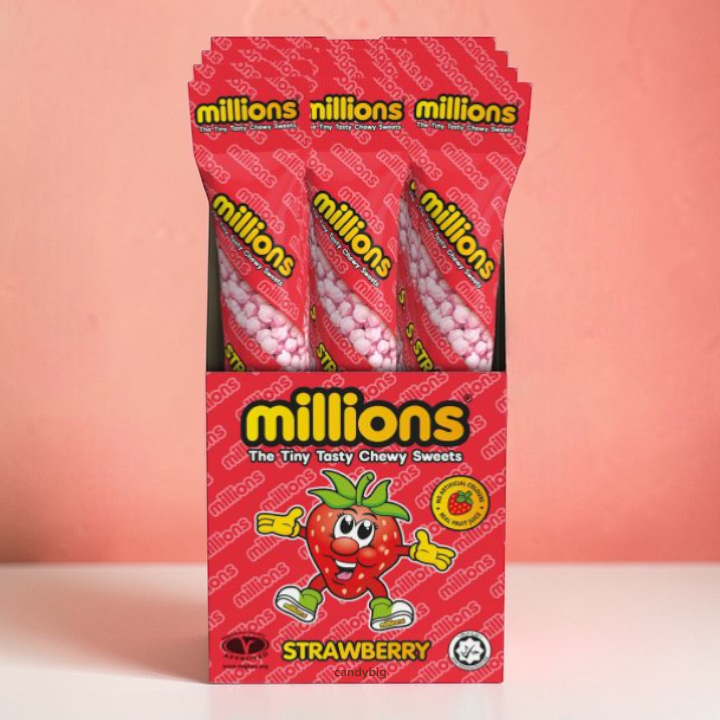 Millions Fraise Tube 12x55g