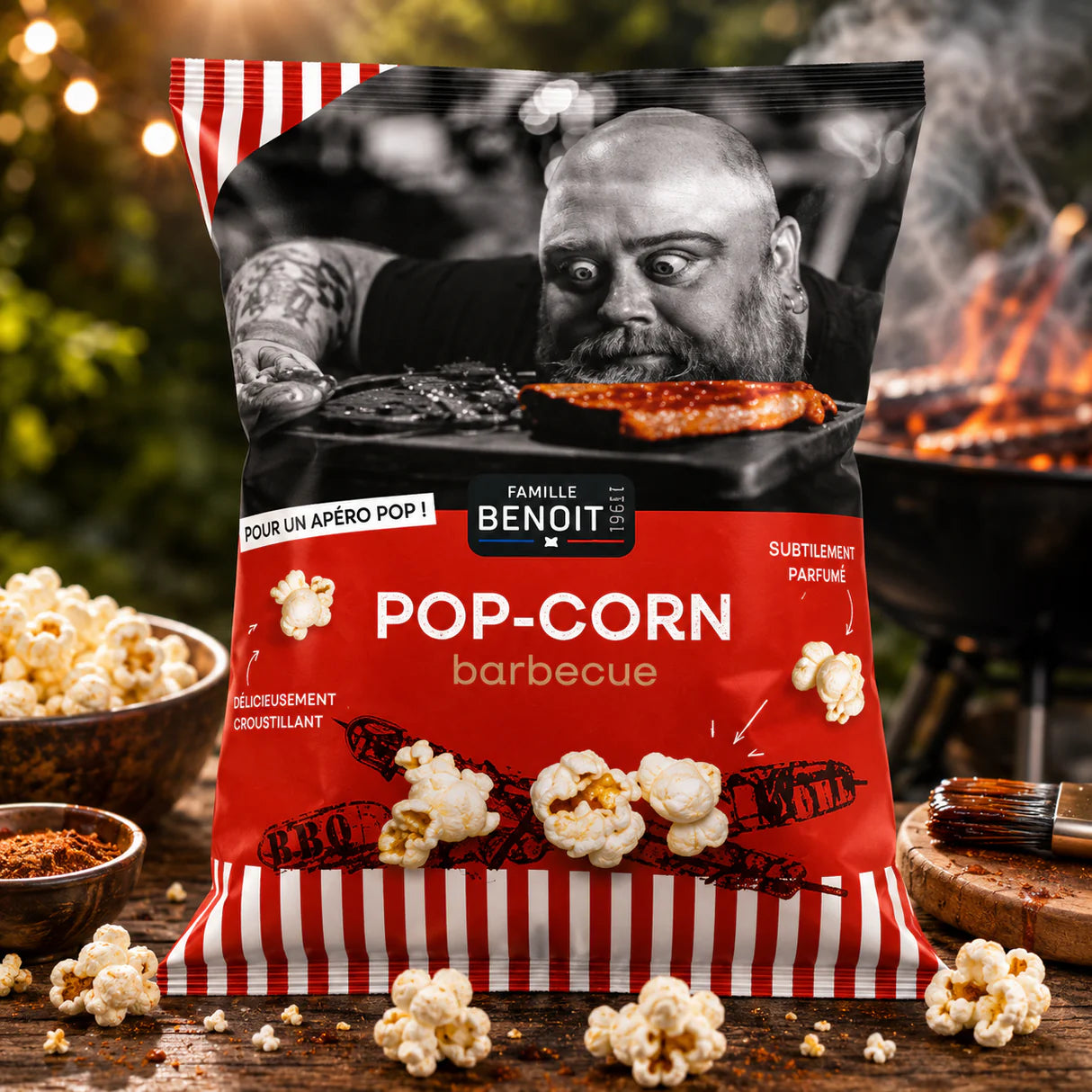 Famille Benoit - PopCorn Barbecue
