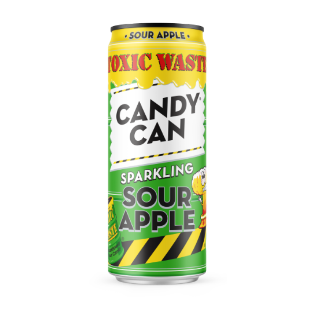 Candy Can Toxic Waste Sour Apple 12 x 330 ml