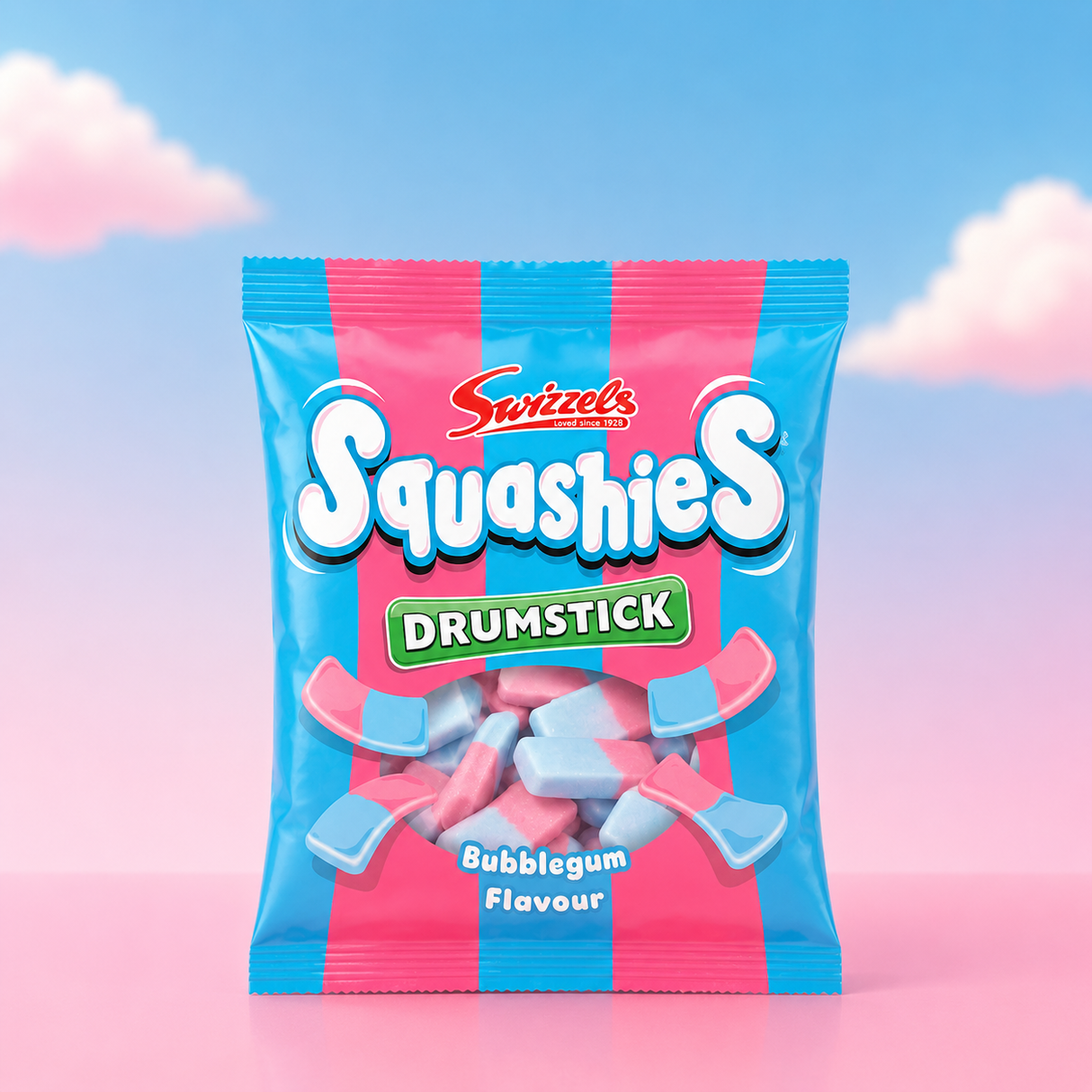 Swizzels Squashies Drumstick - Bubblegum