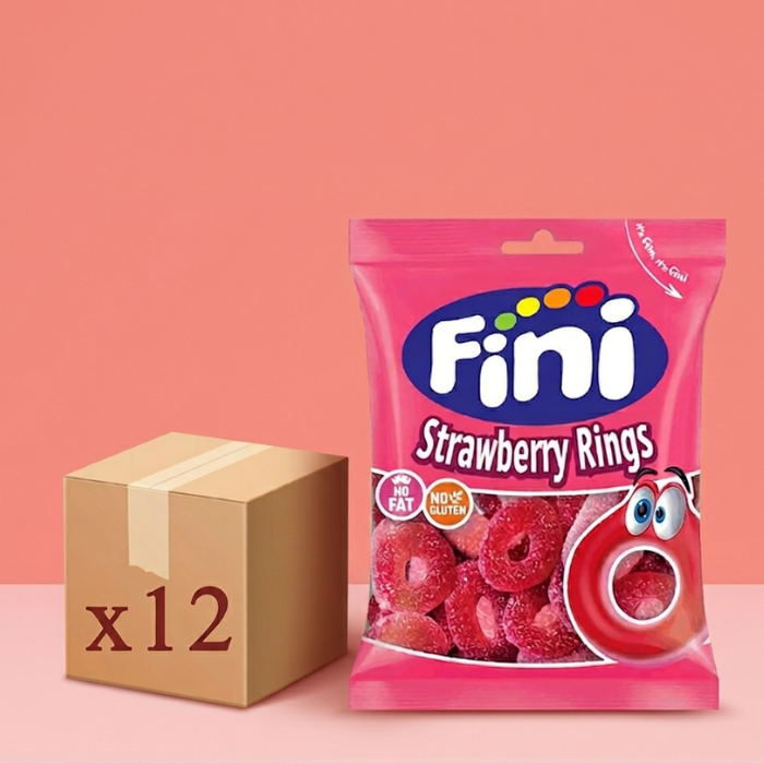 Sachet Anneaux Fraise - Fini