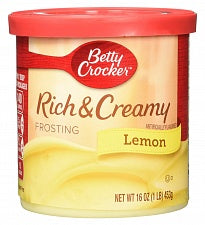 Betty Crocker Rich & Creamy Frosting Lemon
