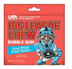 Big League Chew Bubble Gum Fruit Punch