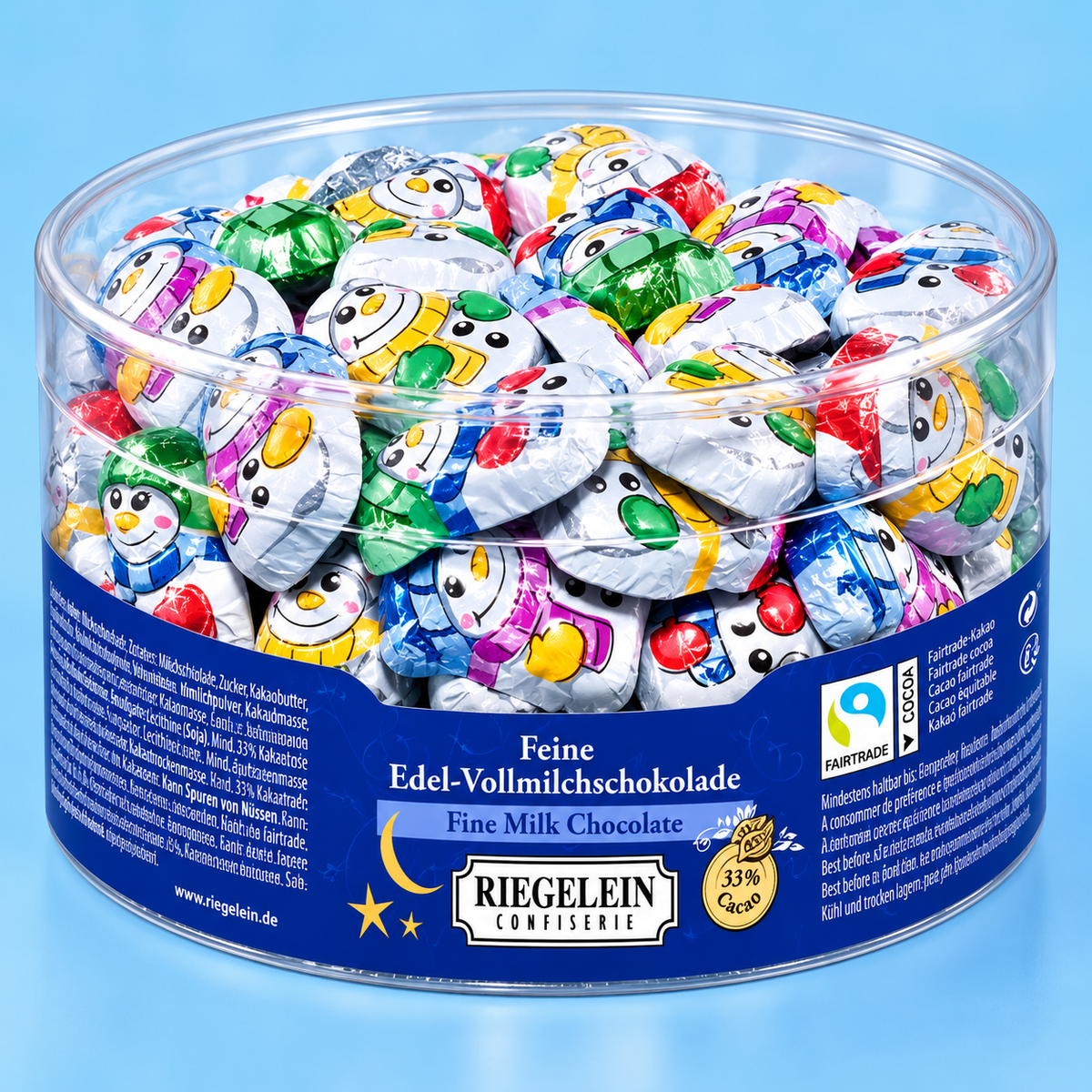 Mini Bonhomme de Neige Chocolat au Lait 64x6g