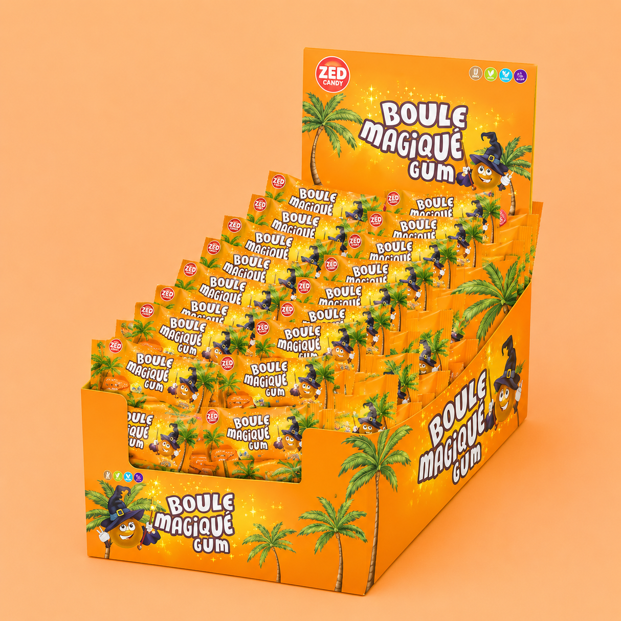 Boule magique gum mango dingo | 100p