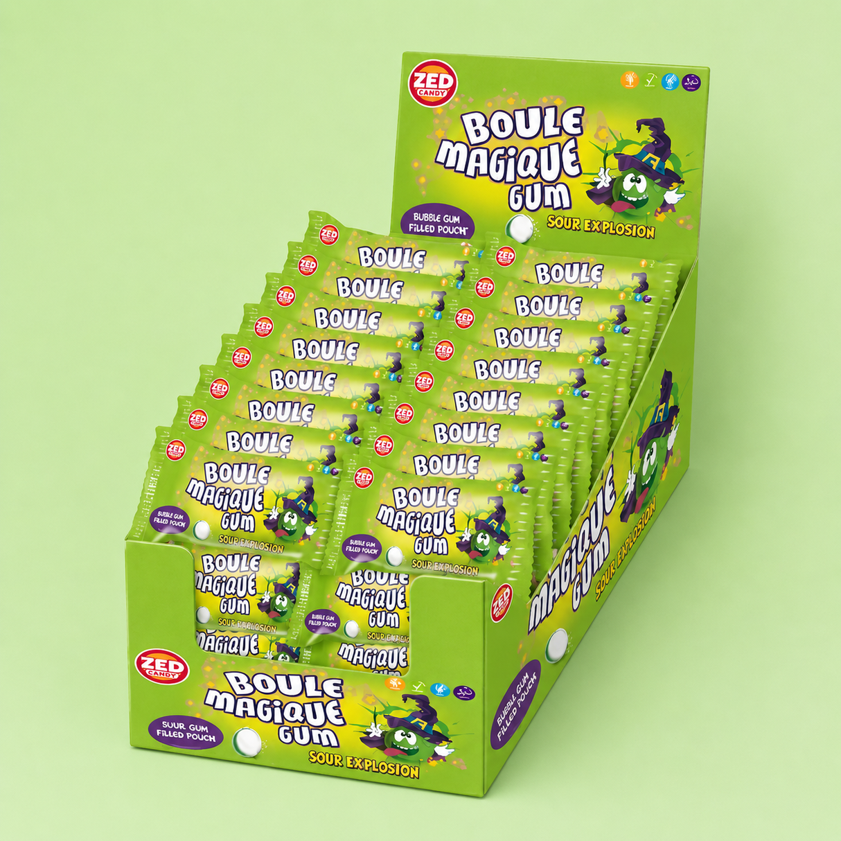 Boule magique gum sour explosion |  100p