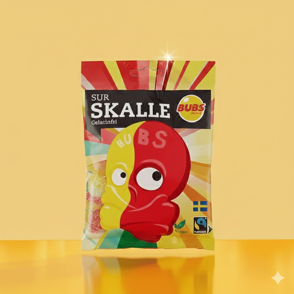 Bubs Sur Skalle - 16 x 90g