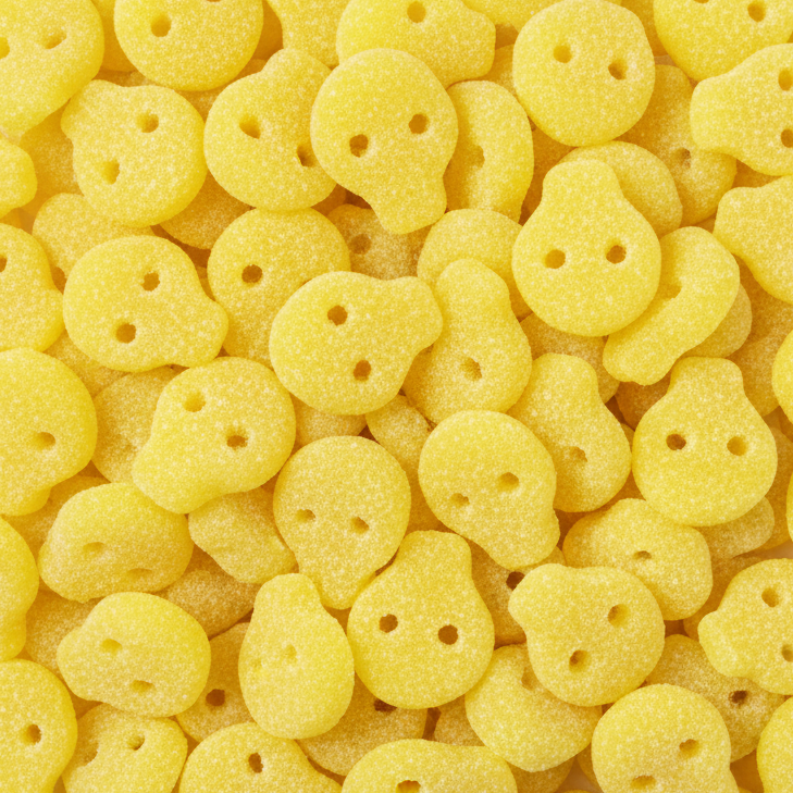 Crânes suédois Ananas | Bonbons Suédois | 4 kilos