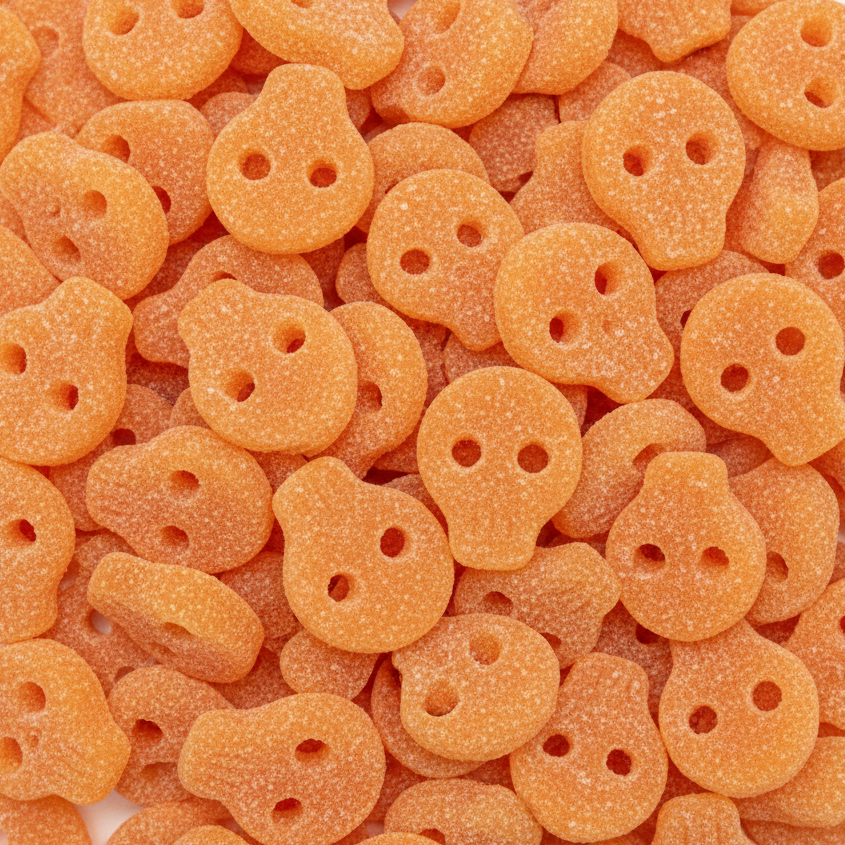 Crânes suédois Mangue | Bonbons Suédois | 4 kilos