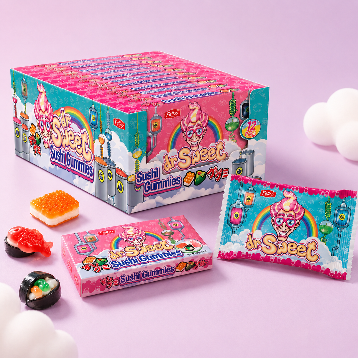 Sushi Gummies - Dr Sweet - 12 x 60g