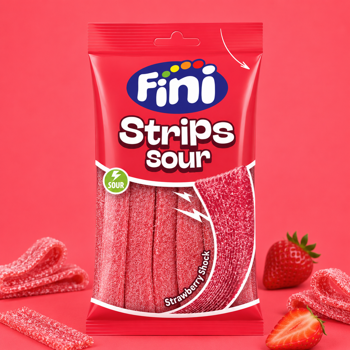 Ceinture fraise halal fini sachet | 90g 12p