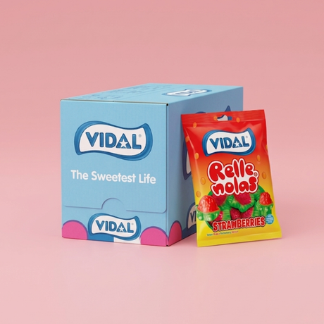 Sachet Fraises Fourrés - Vidal