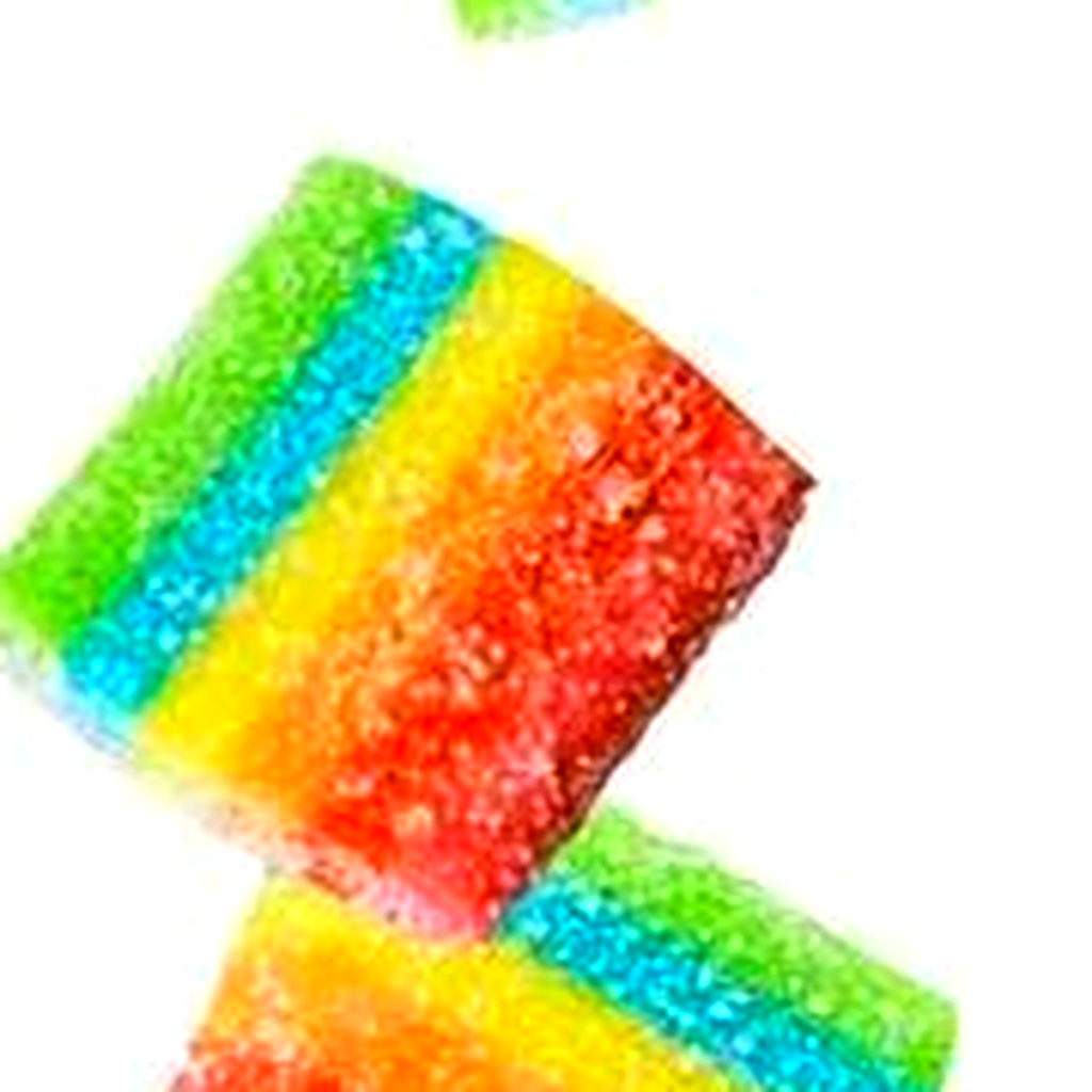Mini arc en ciel acide halal damel vrac 1kg
