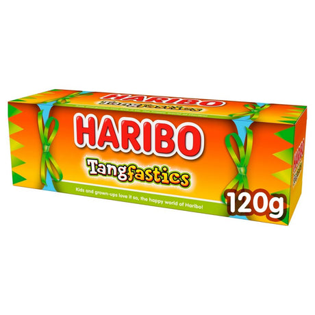 Haribo Tangfastics Fruit & Cola Flavour Fizzy Jelly & Foam Sweets Gift Tube - Bonbons de Noël - 12 x 120g (1,44kg)