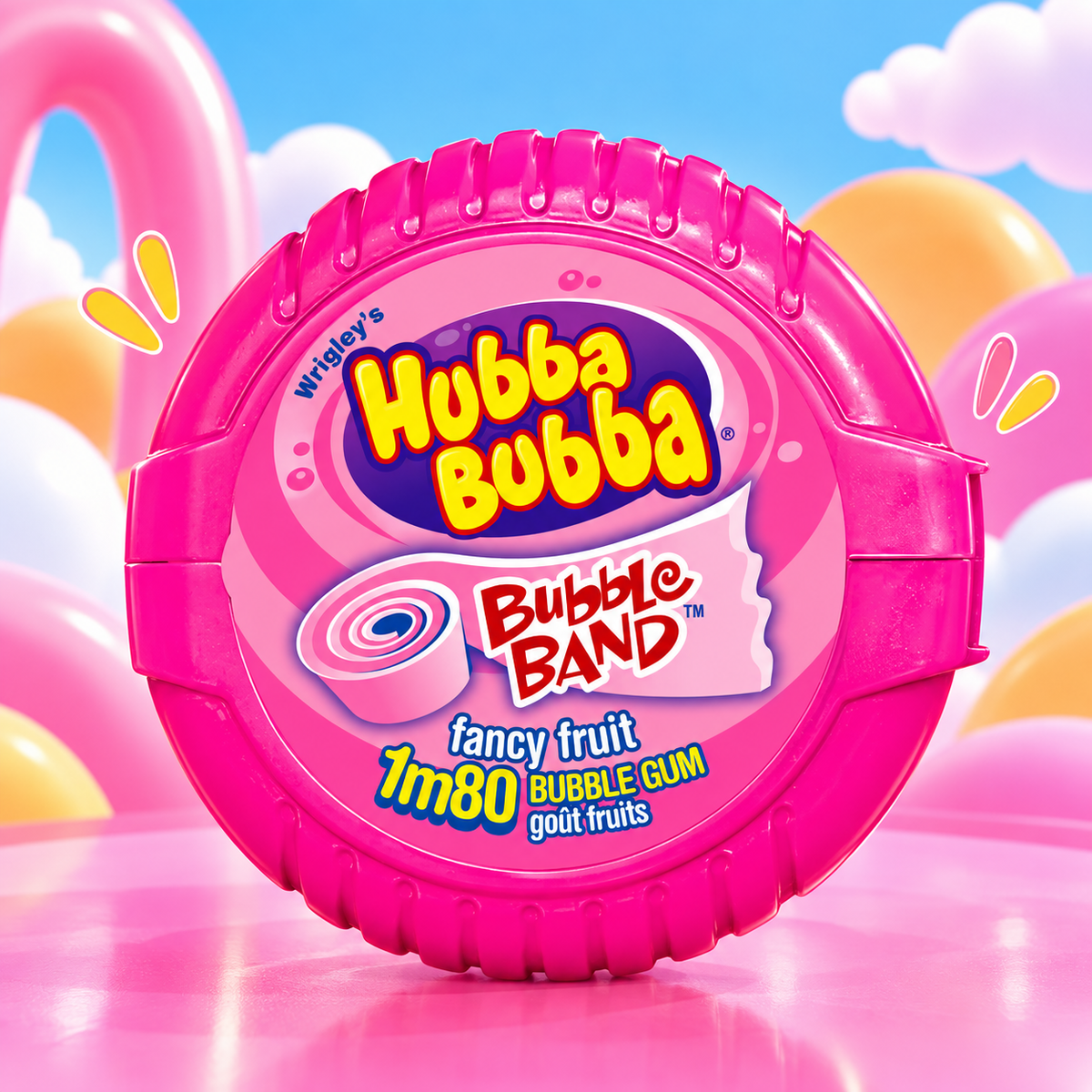 Fancy Fruit Hubba Bubba 12p