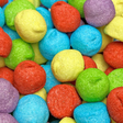 Image Marshmallows balles de golf colorées 