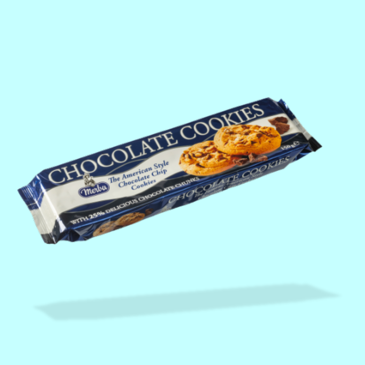 MERBA COOKIES PEPITE CHOCO 25% 22x150g