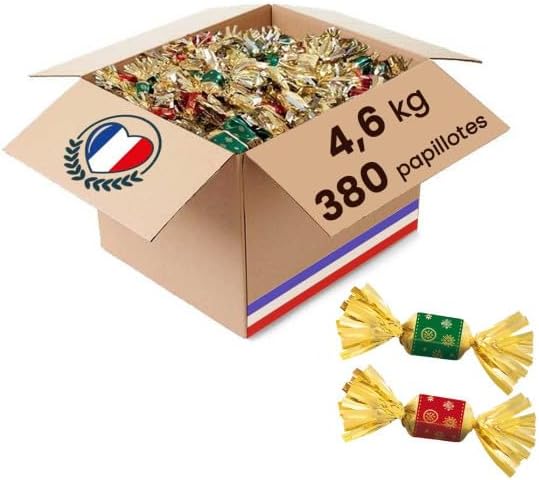 Papillotes assorties pralinés lait/noir carton | 4.6 kg
