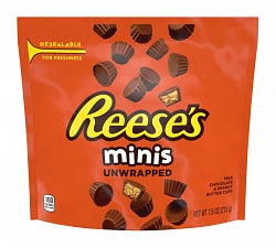 Reese's Minis Peanut Butter Cups Unwrapped