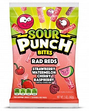 Sour Punch Bites Rad Reds