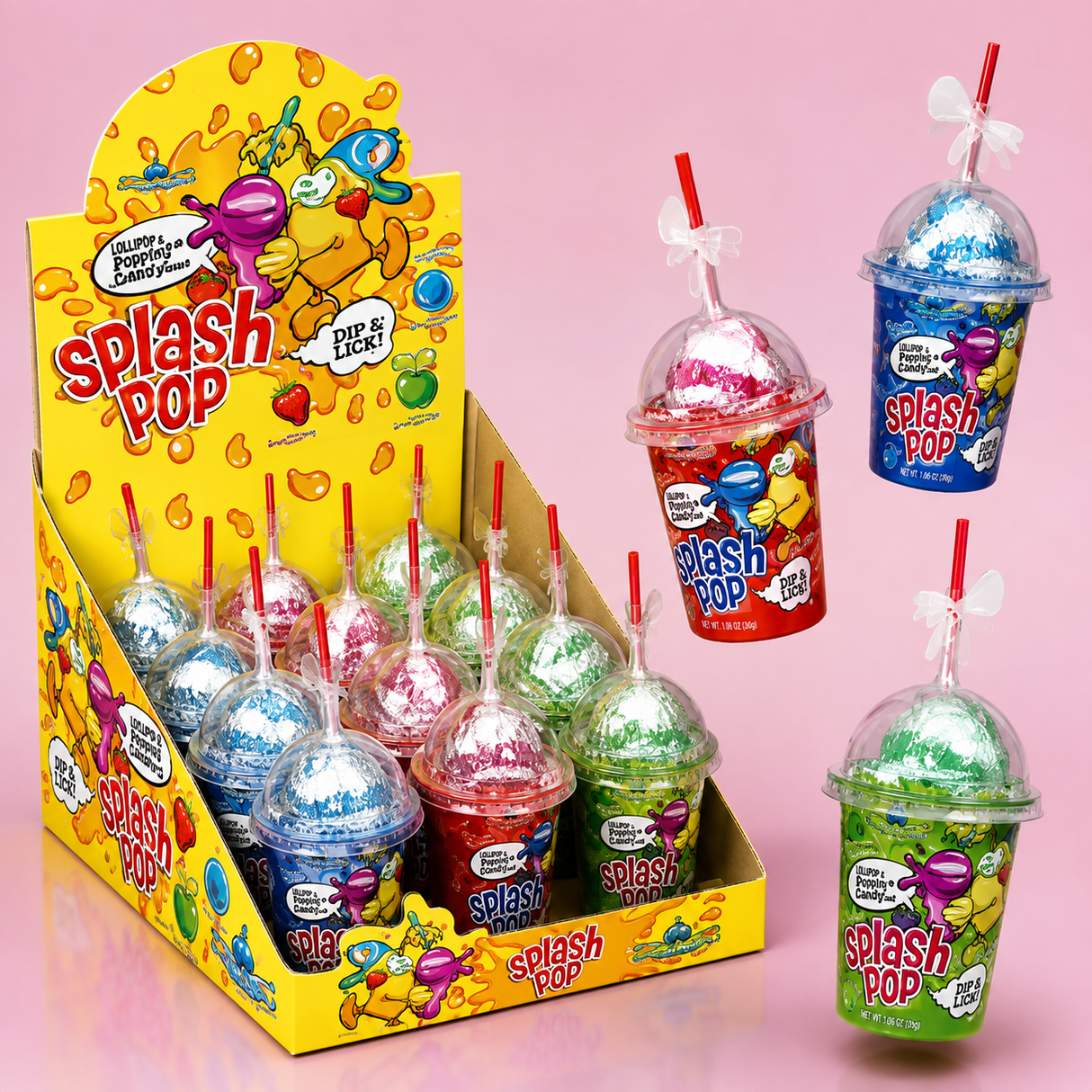 Splash Pop - Funny Candy 12p