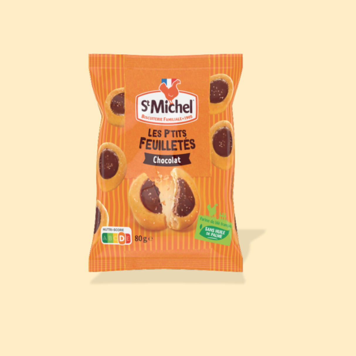 P'TITS FEUILLETES ST MICHEL SACHET 80 G / 30